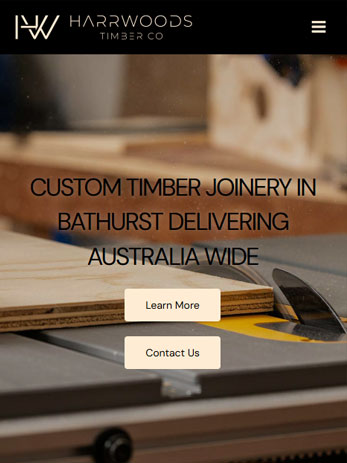 Harwoods-website-design-client-bathurst-make-a-site-portfolio