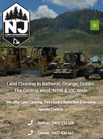 NJ-Land-Management-Bathurst-Website-Development-Client